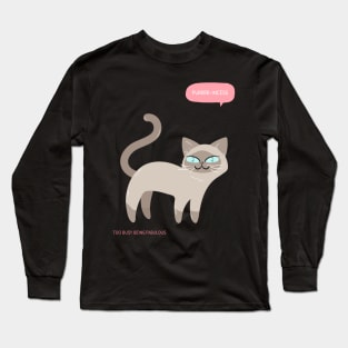 puuur fact, too busy being fabulous Long Sleeve T-Shirt